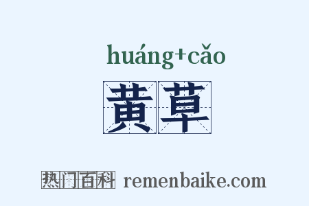 黄草是什么意思的图片